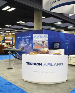 Textron Airland Scorpion Tradeshow Booth